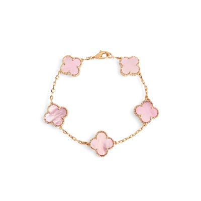 VAN CLEEF ARPELS VINTAGE ALHAMBRA BRACELET, 5 MOTIFS